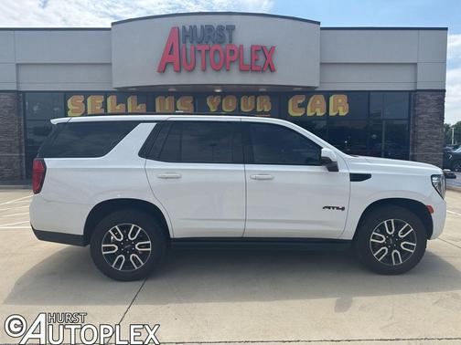 Summit White 2023 GMC Yukon 4WD AT4