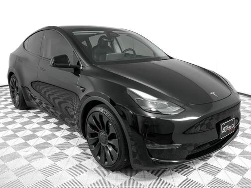 Solid Black 2024 Tesla Model Y Performance Dual Motor All-Wheel Drive