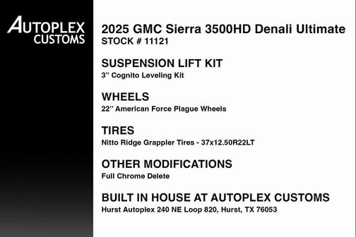 Summit White 2025 GMC Sierra 3500 Denali