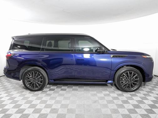 Grand Blue/Black Obsidian 2025 INFINITI QX80 AUTOGRAPH AWD