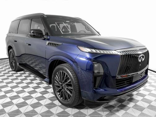 Grand Blue/Black Obsidian 2025 INFINITI QX80 AUTOGRAPH AWD