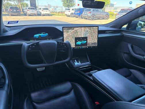 Deep Blue Metallic 2022 Tesla Model S Plaid