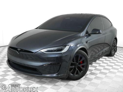 Stealth Gray 2024 Tesla Model X Plaid Tri Motor All-Wheel Drive