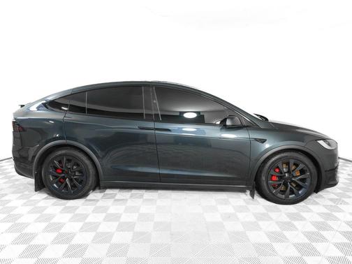 Stealth Gray 2024 Tesla Model X Plaid Tri Motor All-Wheel Drive