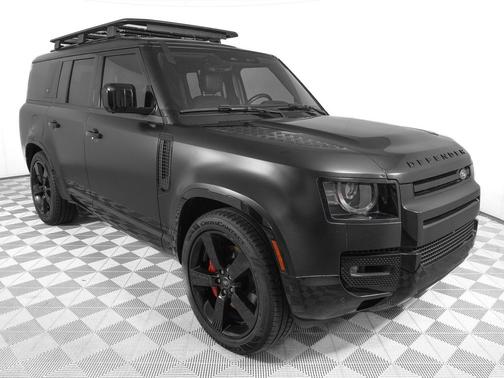 Santorini Black Metallic 2024 Land Rover Defender 130 P400 X