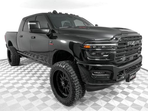 Diamond Black Crystal Pearlcoat 2025 RAM 2500 Laramie Mega Cab 4x4 6'4' Box