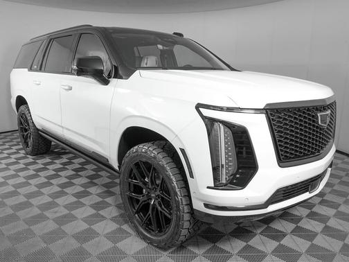 Vibrant White Tricoat 2026 Cadillac Escalade ESV Sport Platinum