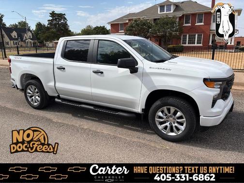 Summit White 2026 Chevrolet Silverado 1500 Custom
