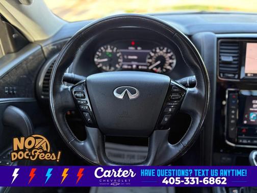 Black Obsidian 2021 INFINITI QX80 Luxe