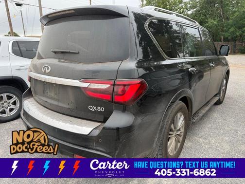Black Obsidian 2021 INFINITI QX80 Luxe