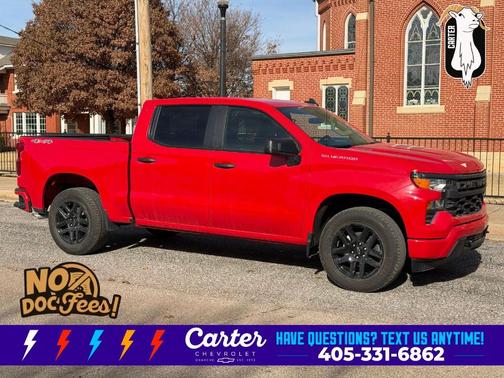 Red 2026 Chevrolet Silverado 1500 Custom