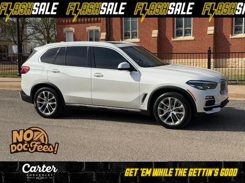 Mineral White Metallic 2019 BMW X5 xDrive40i
