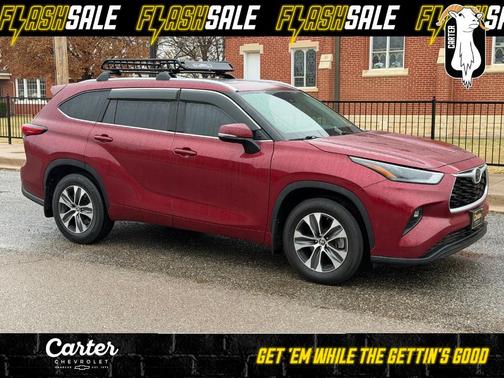 Ruby Flare Pearl 2022 Toyota Highlander XLE