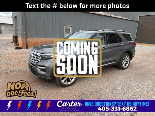 Gray Metallic 2021 Ford Explorer Platinum