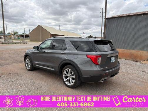Gray Metallic 2021 Ford Explorer Platinum