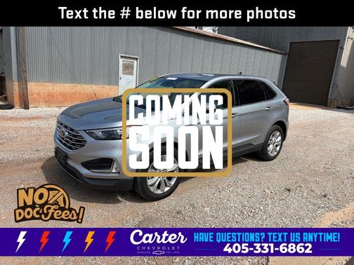 Silver Metallic 2022 Ford Edge Titanium