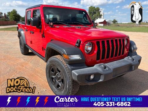 Firecracker Red Clearcoat 2022 Jeep Gladiator Sport