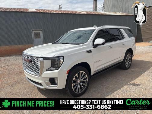 White Frost Tri-Coat 2021 GMC Yukon Denali