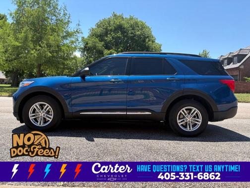 Blue Metallic 2020 Ford Explorer XLT