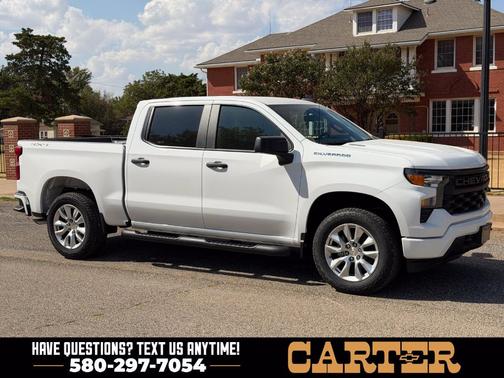 Summit White 2026 Chevrolet Silverado 1500 Custom