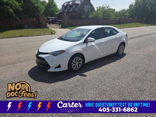 Super White 2019 Toyota Corolla LE