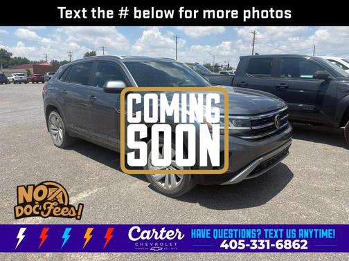 Platinum Gray Metallic 2022 Volkswagen Atlas Cross Sport 3.6L V6 SE w/Technology