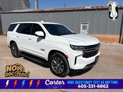 Summit White 2022 Chevrolet Tahoe LT