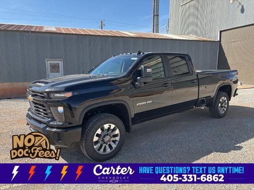 Black 2026 Chevrolet Silverado 2500 Custom