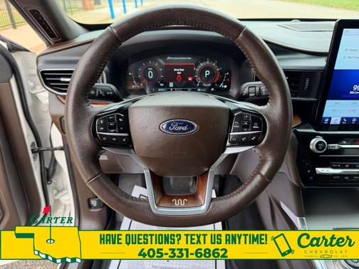 White Metallic 2022 Ford Explorer King Ranch