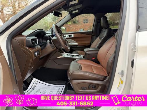 White 2022 Ford Explorer King Ranch