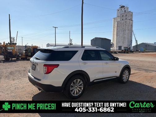 White 2022 Ford Explorer King Ranch