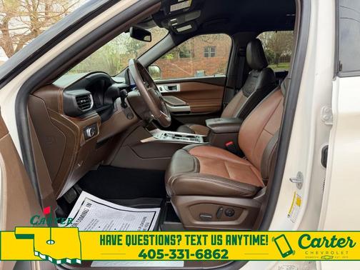 White Metallic 2022 Ford Explorer King Ranch