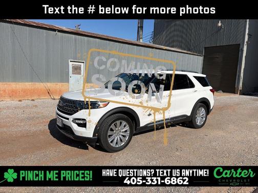 White 2022 Ford Explorer King Ranch