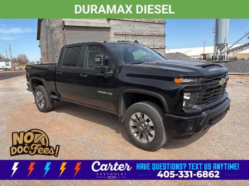 Black 2026 Chevrolet Silverado 2500 Custom