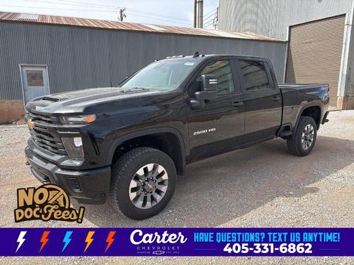 Black 2026 Chevrolet Silverado 2500 Custom