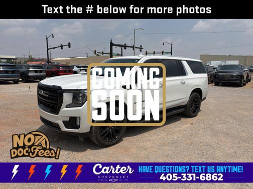 White Frost Tri-Coat 2024 GMC Yukon XL SLT