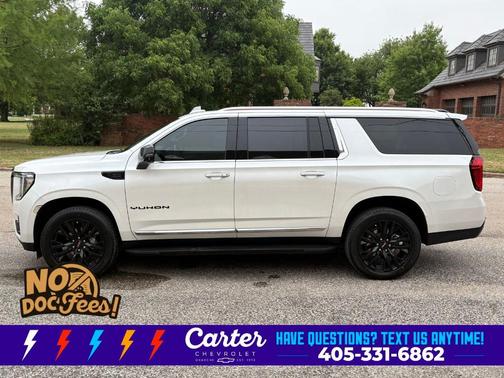 White Frost Tri-Coat 2024 GMC Yukon XL SLT