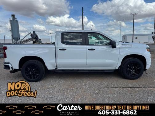 Summit White 2026 Chevrolet Silverado 1500 Custom