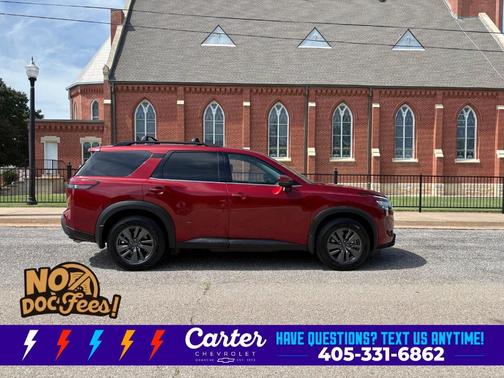 Scarlet Ember Tintcoat 2023 Nissan Pathfinder SV