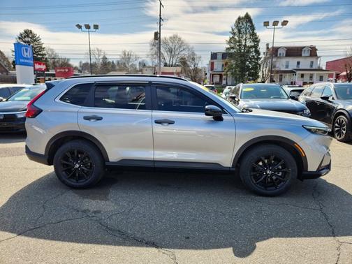 Lunar Silver Metallic 2024 Honda CR-V Hybrid Sport-L