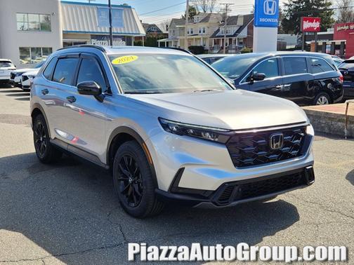 Lunar Silver Metallic 2024 Honda CR-V Hybrid Sport-L
