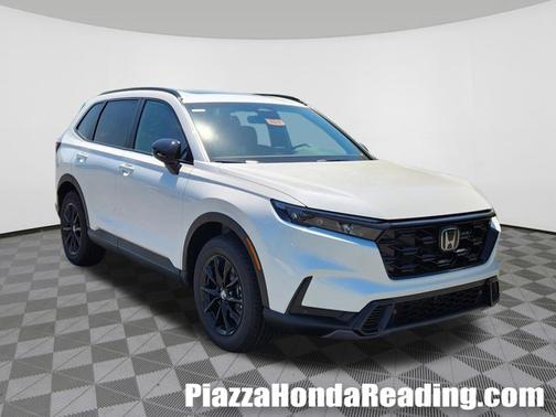 Platinum White Pearl 2026 Honda CR-V Hybrid Sport-L