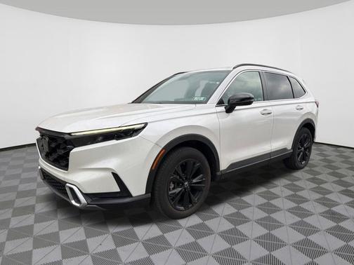 Platinum White Pearl 2024 Honda CR-V Hybrid Sport Touring