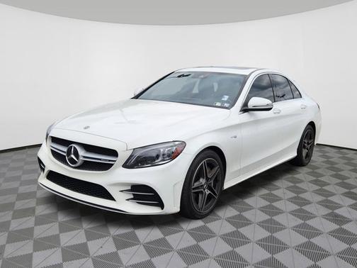 Polar White 2020 Mercedes-Benz AMG C 43 Base 4MATIC