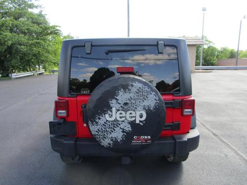 Red 2017 Jeep Wrangler Unlimited Sport
