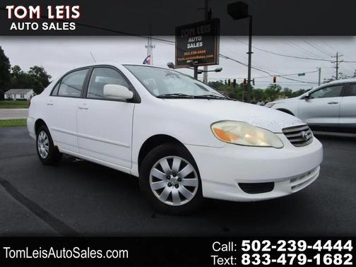 White 2004 Toyota Corolla CE