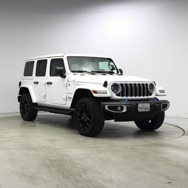 White 2024 Jeep Wrangler 4xe Sahara