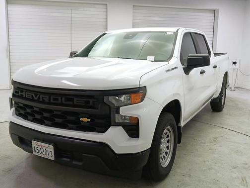 Summit White 2023 Chevrolet Silverado 1500 WT