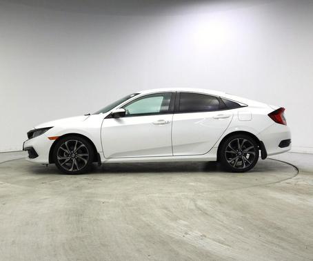 Platinum White Pearl 2021 Honda Civic Sport