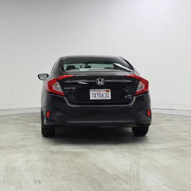 Black 2017 Honda Civic LX